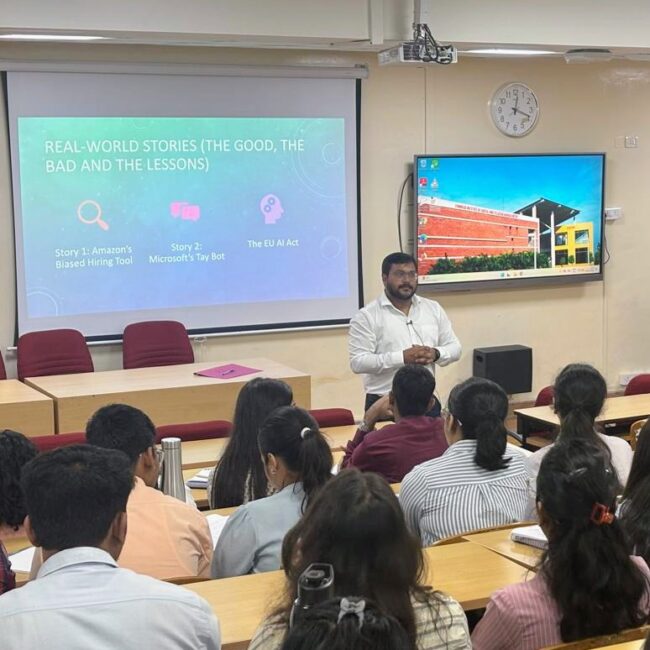 Guest Lecture on AI, Symbiosis Pune